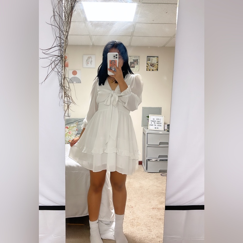 White dress🤍